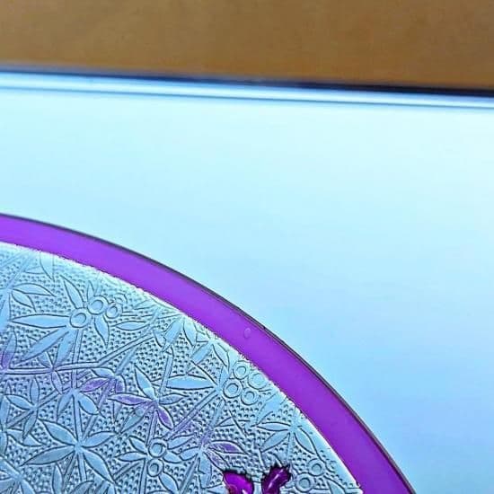 花のオールドバカラ エグランチエのプレート【1916年】