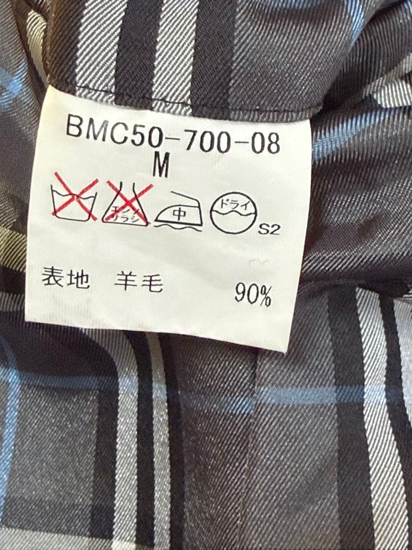 【美品/M】バーバリーブラックレーベル コート アウター 黒