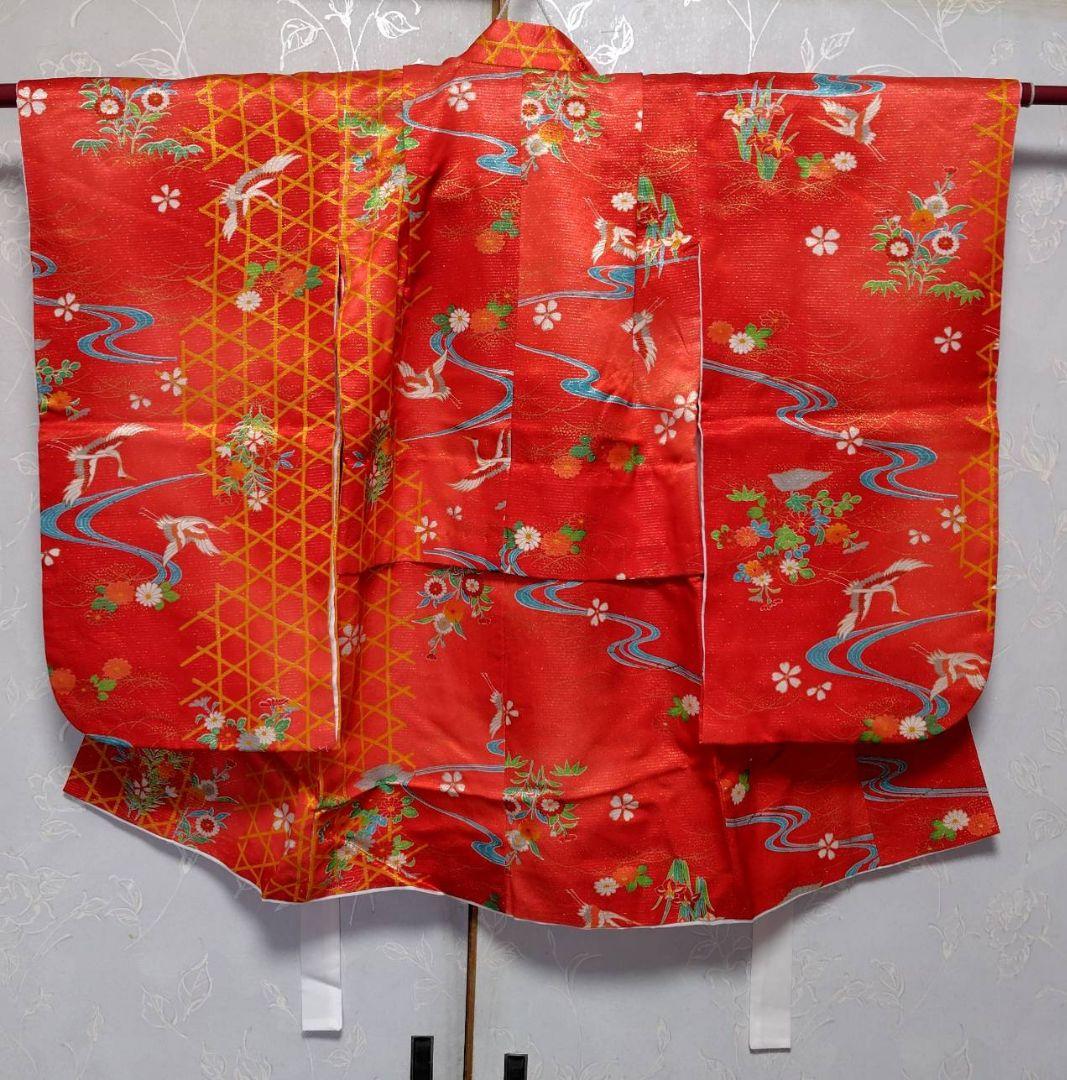 RK539子供着物着丈センチ裄丈40センチ非常に綺麗美品正絹