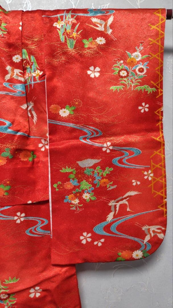 RK539子供着物着丈センチ裄丈40センチ非常に綺麗美品正絹