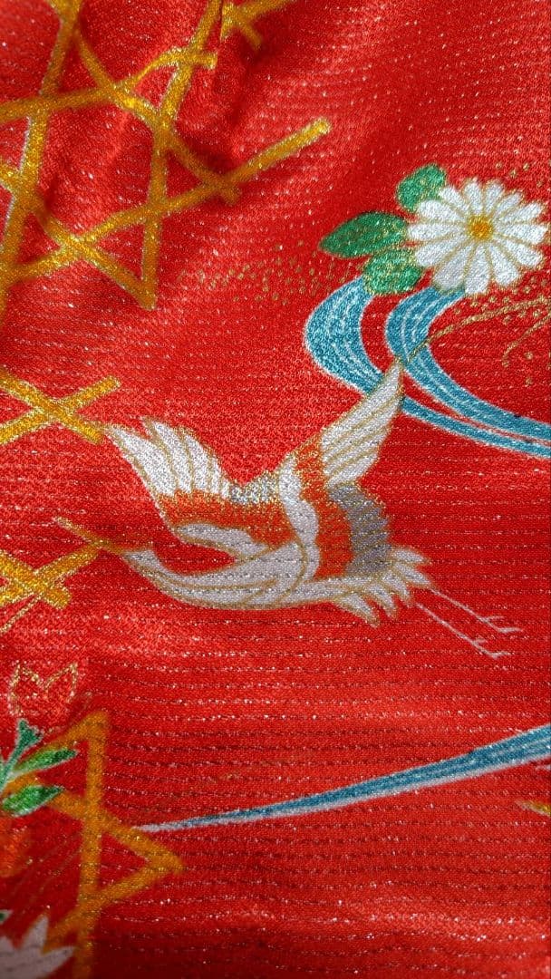 RK539子供着物着丈センチ裄丈40センチ非常に綺麗美品正絹