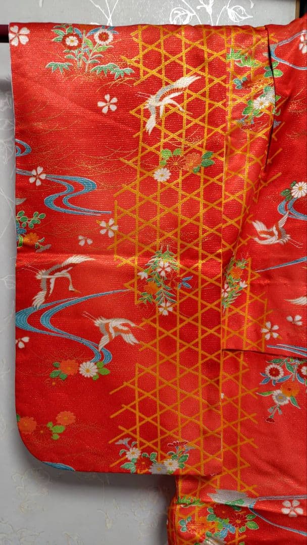 RK539子供着物着丈センチ裄丈40センチ非常に綺麗美品正絹