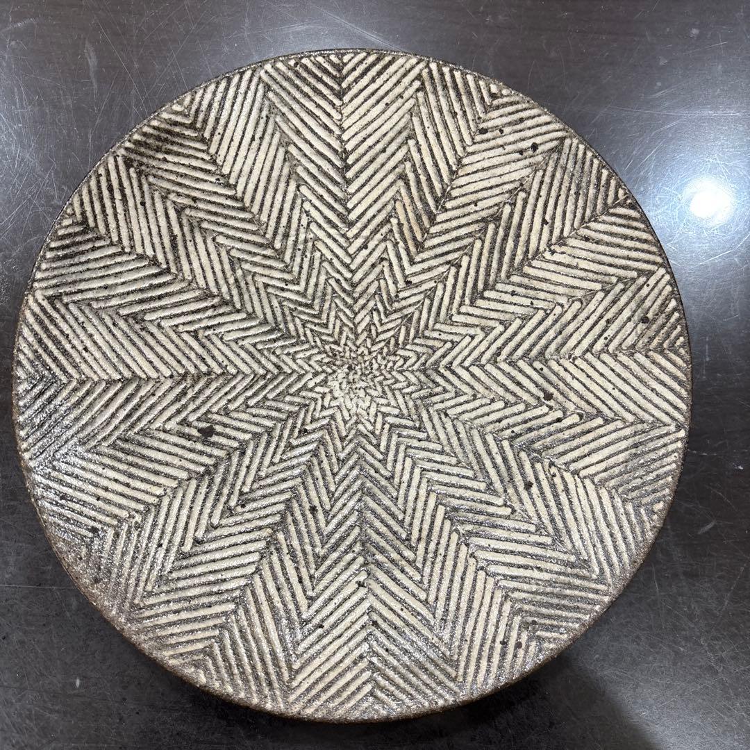 ❤️新春セール❤️新品　池田大介　⭐︎ヘリンボーン　7寸皿