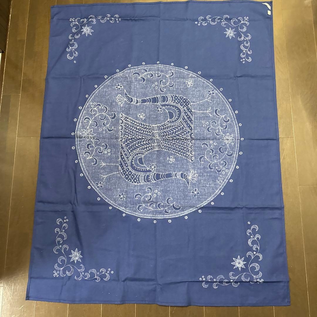 美讚靑彣 ふじみやび テーブルクロス・タペストリー　綿100%　綿貫宏介