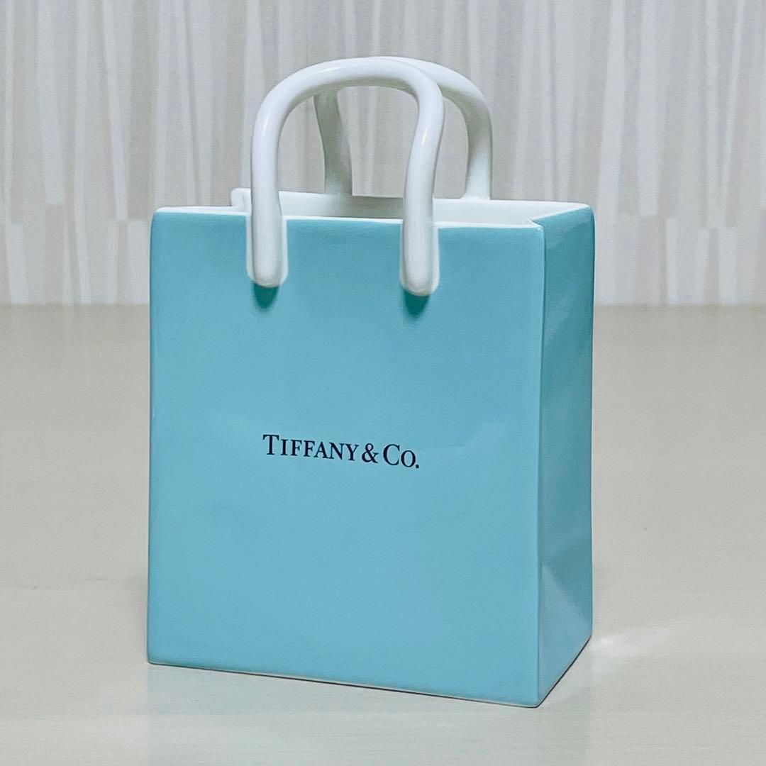 Tiffany & Co. ティファニー 陶器製 ショッパー型 置物