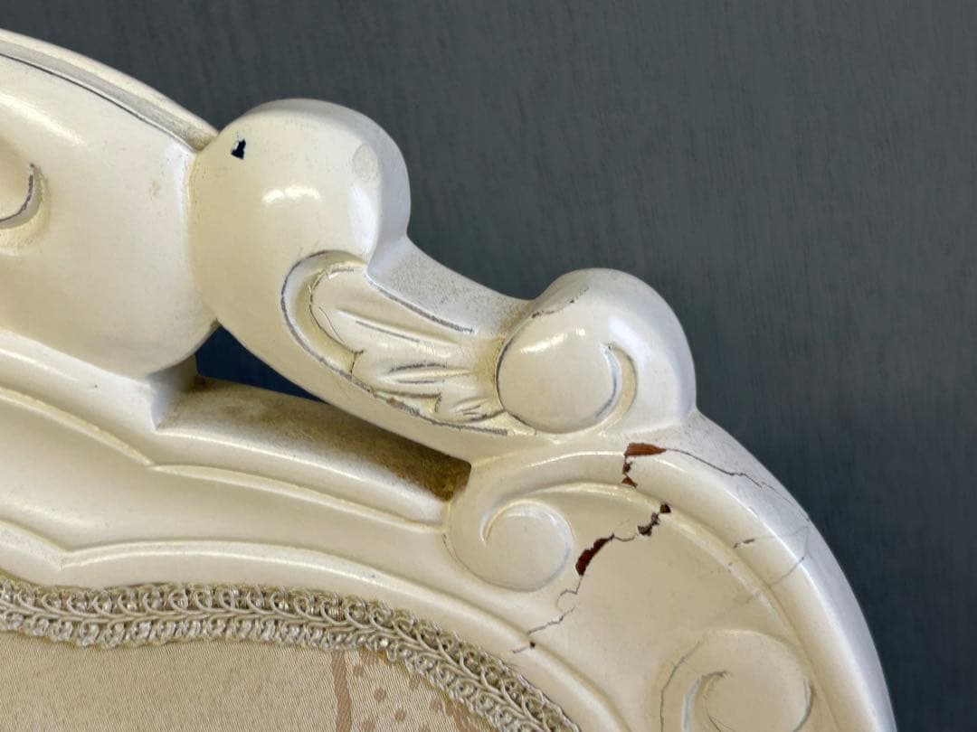 アンティーク調　マホガニー　クラシック　猫脚　ヨーロピアンチェア　宮殿家具