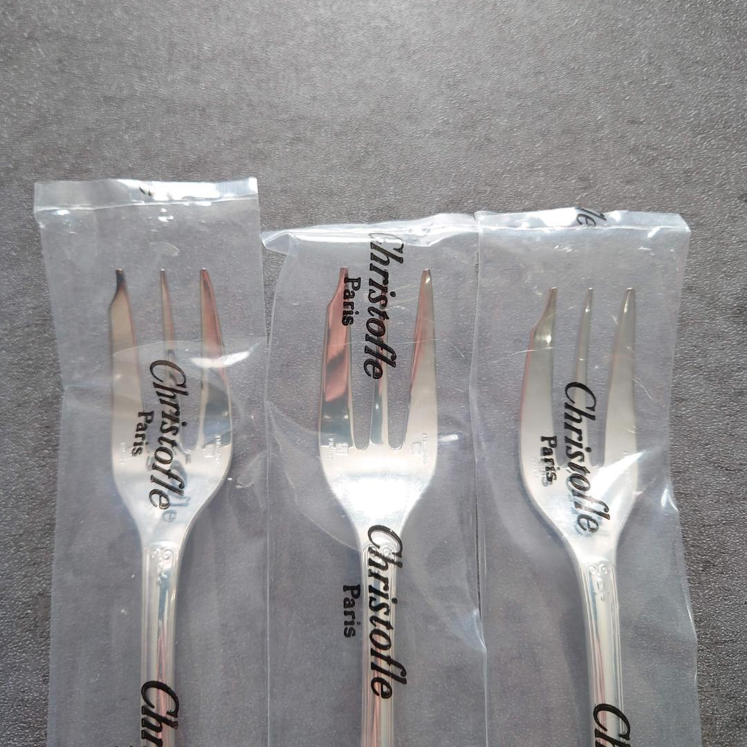クリストフル マルメゾン ケーキフォーク 未開封 3点