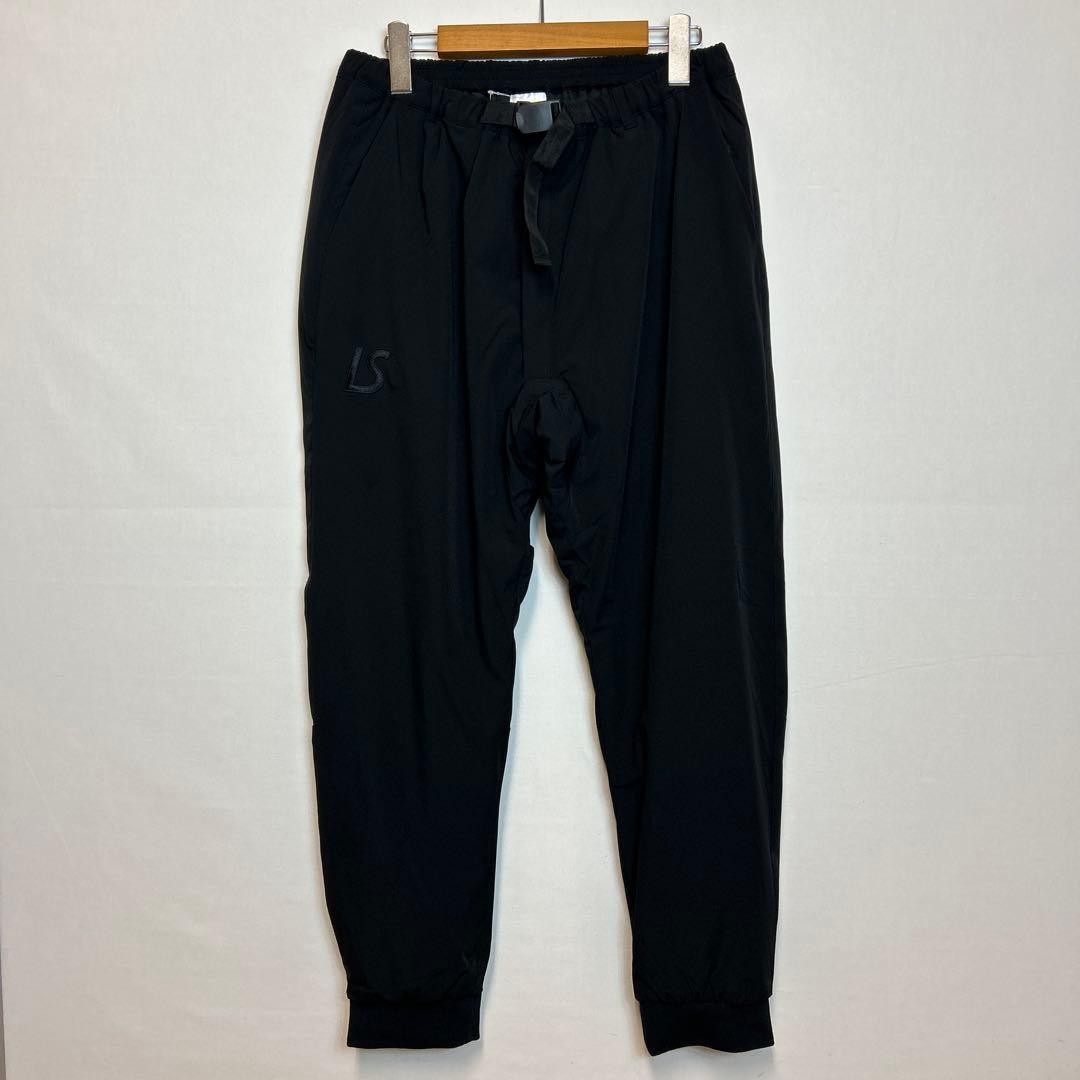 Lサイズ　ルースイソンブラ トリカゴパンツ中綿入り ブラック
