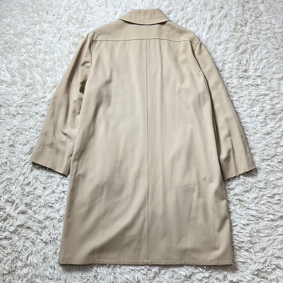 マックスマーラ　最高級　白タグ　ステンカラーコート　ウール100％　ベージュ