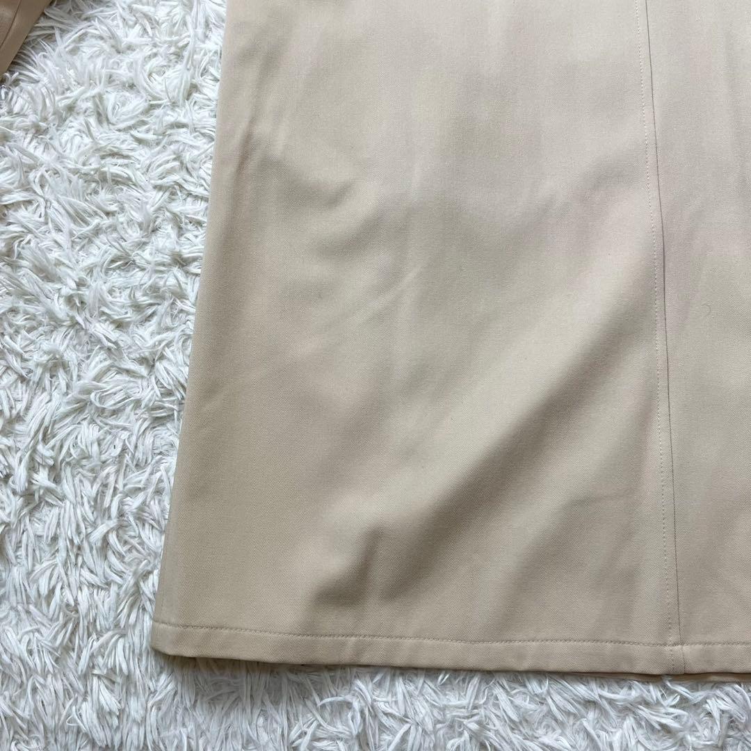 マックスマーラ　最高級　白タグ　ステンカラーコート　ウール100％　ベージュ