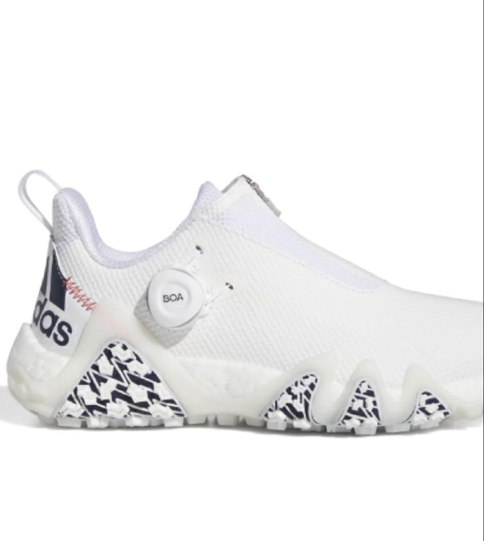 adidas BOAシステム ゴルフシューズ 女性用 ホワイト