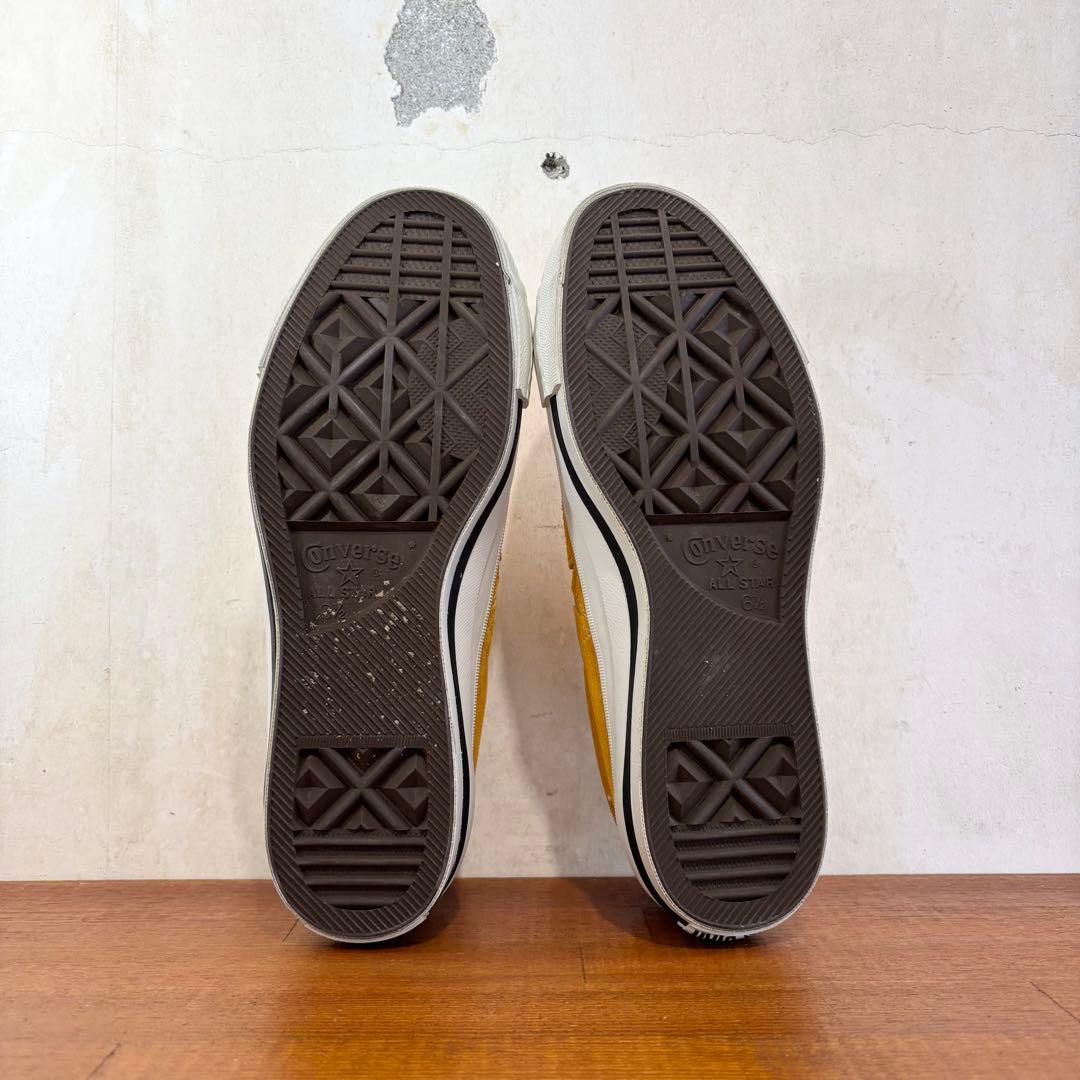 極美品　日本製　コンバース　ワンスター　ゴールド　スエード　25.0センチ