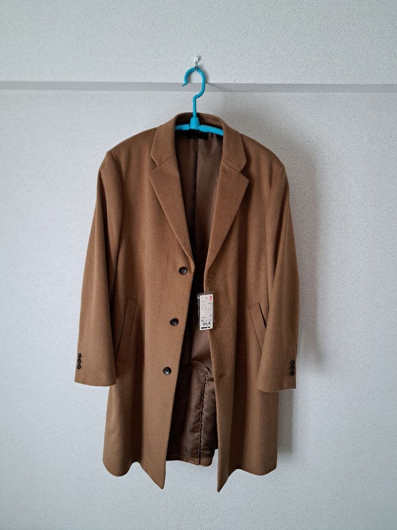 ユニクロ(UNIQLO) ウールカシミヤチェスターコート XL