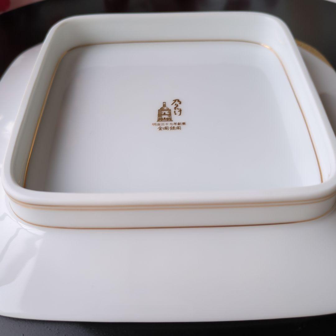 乃りたけ　ダイヤモンドコレクション　金閣銀閣シリーズ　角皿　中皿　5枚