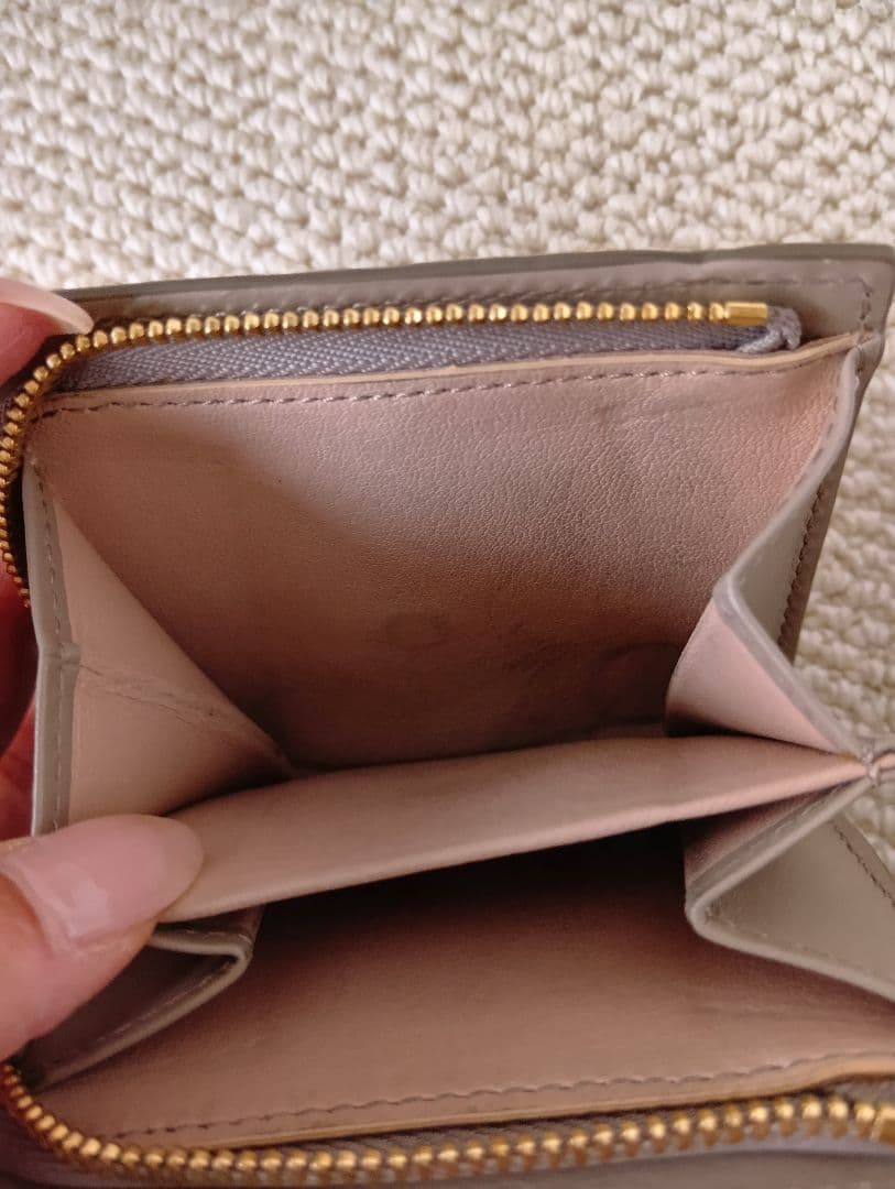 Chloe クロエ 三つ折 財布 箱付き