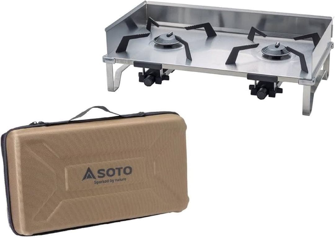 未使用】SOTO 2バーナーGRIDハードケースST-5261＋GRIDテーブル