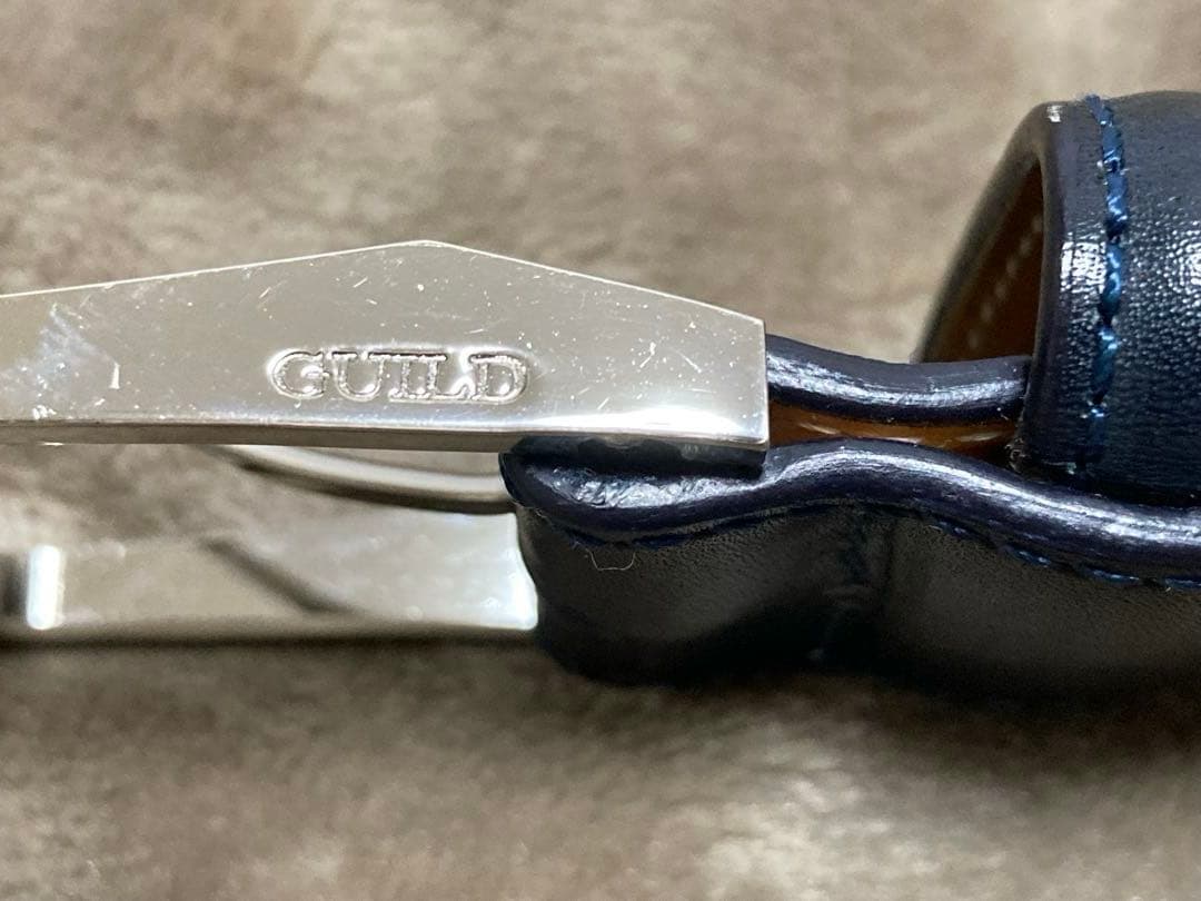 Guild of crafts ギルド・オブ・クラフツ レザーベルト ネイビー