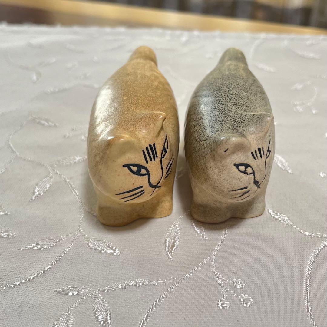 リサラーソン　ネコ ふたごの猫 置物 ねこ　リサ・ラーソン LisaLarson