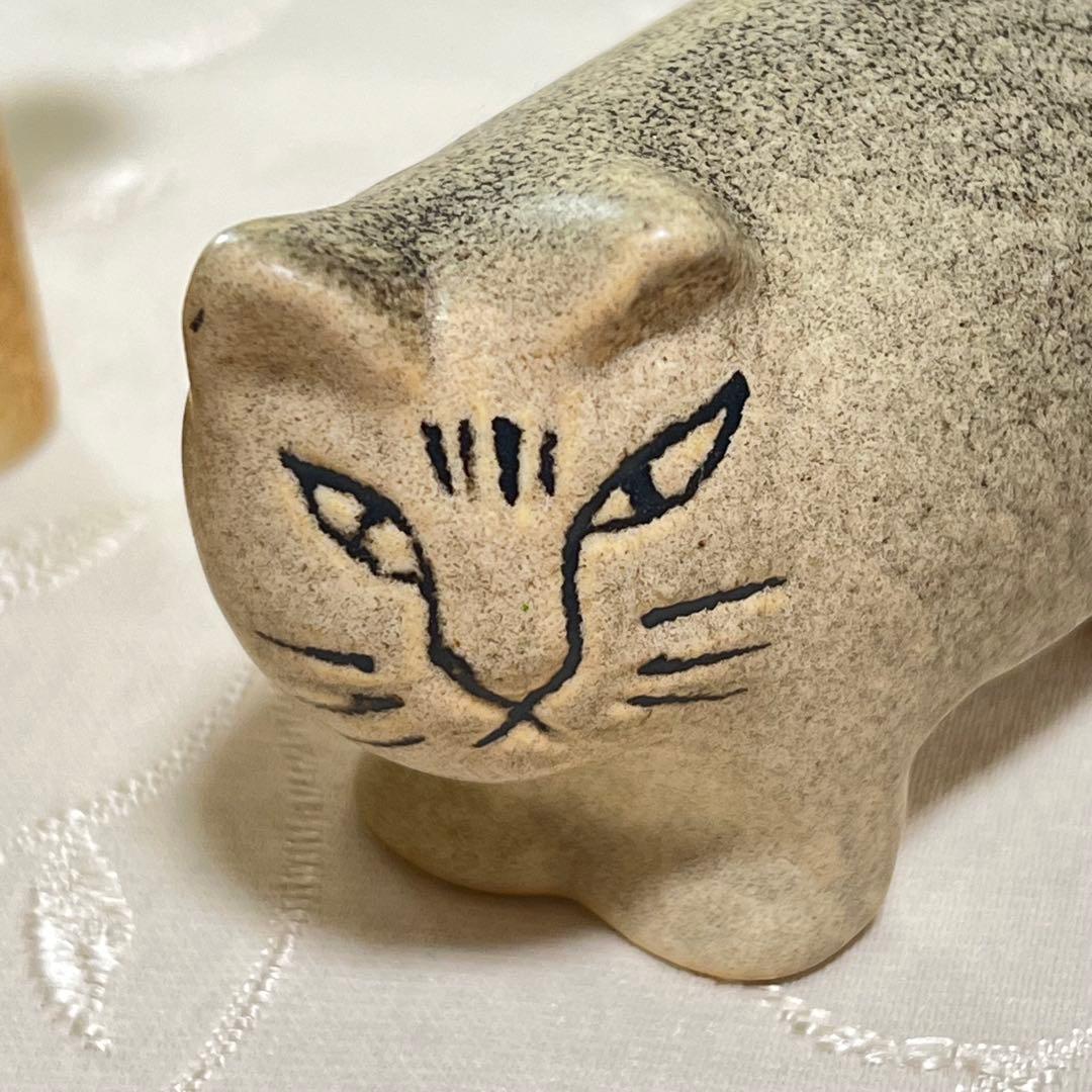 リサラーソン　ネコ ふたごの猫 置物 ねこ　リサ・ラーソン LisaLarson