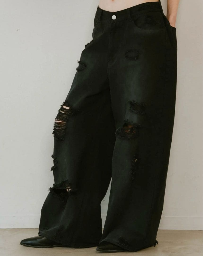 Knuth Marf クヌースマーフ damage denim pants