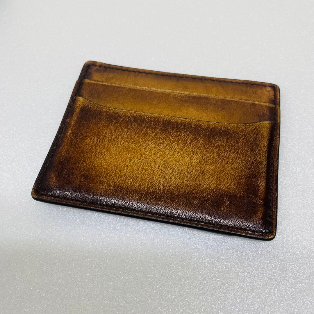 ベルルッティ　レザー/カリグラフィ/二つ折り財布/札入れ/ブラウン/ウォレット