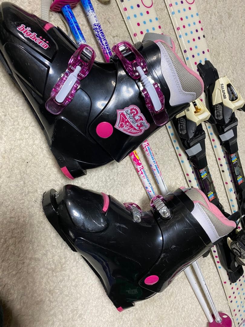 SALOMON　ORIGINS CANDY　120cm ブーツ23cm セット