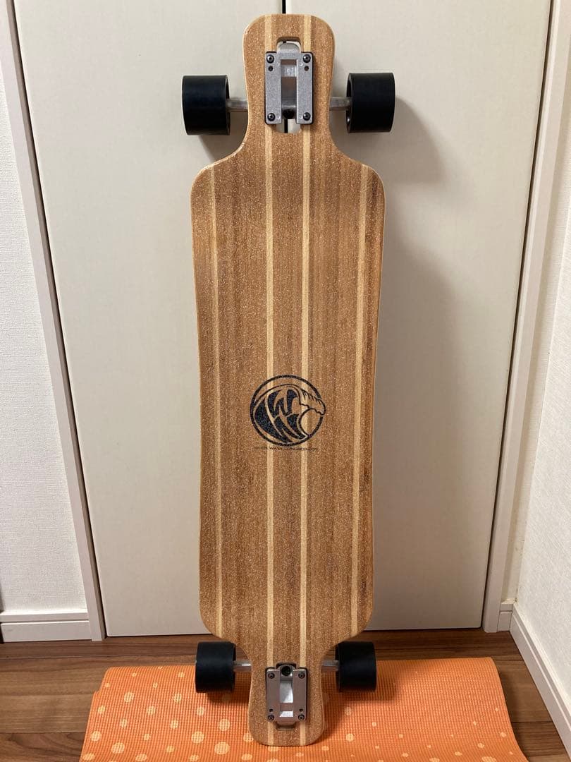 【最終お値下げ】WHITE WAVE WARRIOR ロングスケートボード