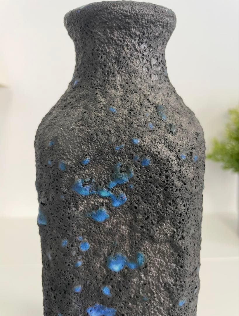 ヴィンテージフラワーベース　花瓶　西ドイツ　Fat Lava