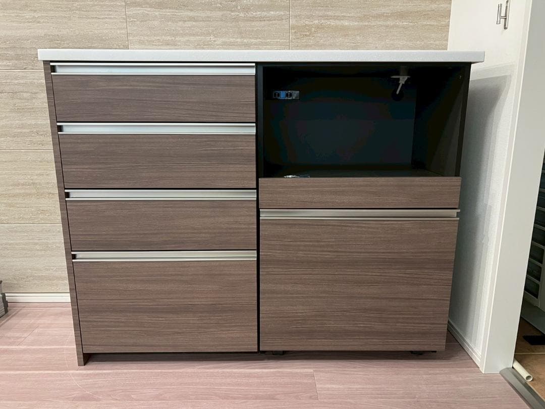 H7917☆展示品☆タカラスタンダード☆食器棚☆レンジボード☆システム収納☆