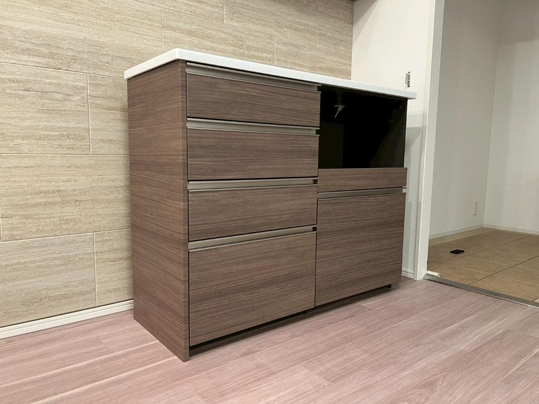 H7917☆展示品☆タカラスタンダード☆食器棚☆レンジボード☆システム収納☆