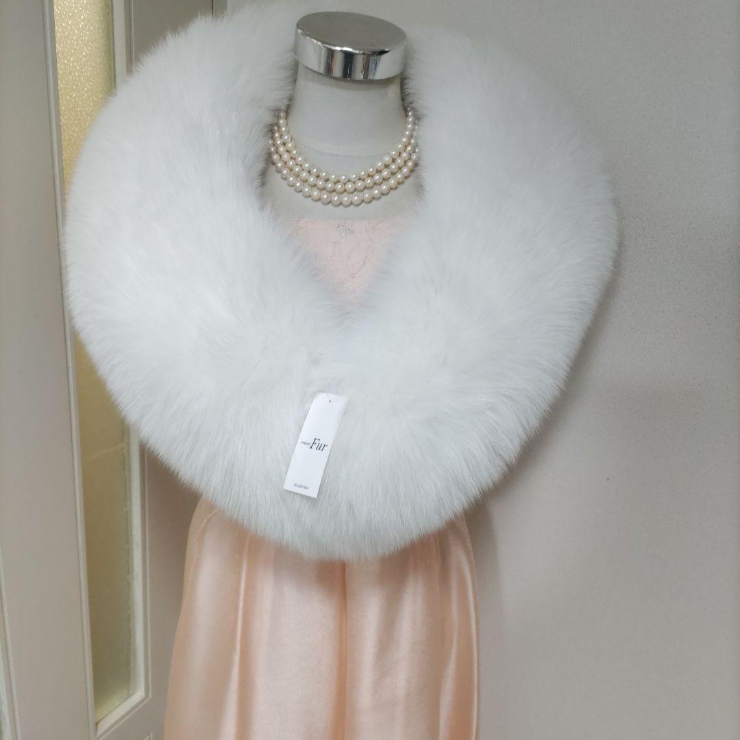 smile88　サガフォックス　シャドー　成人式ショール　SAGAFURS