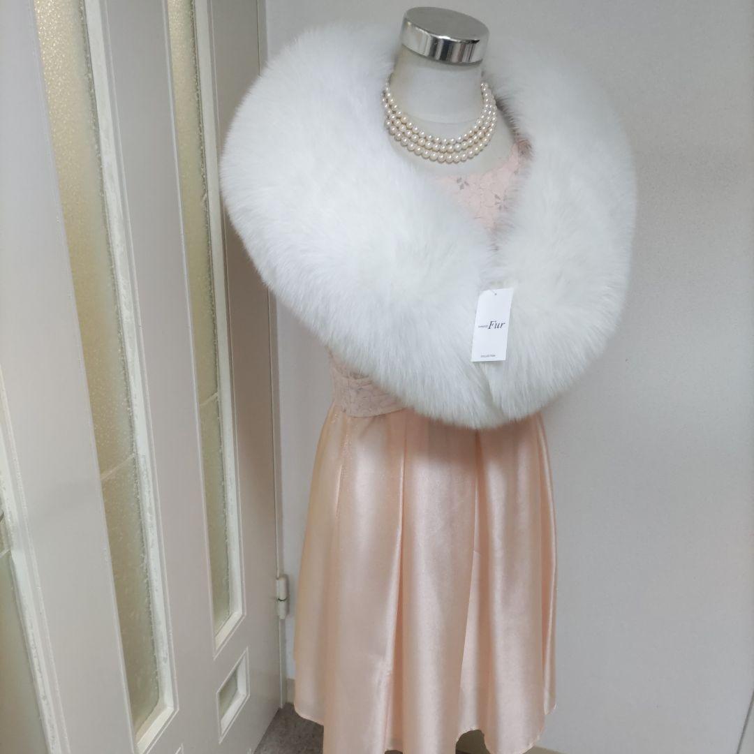 smile88　サガフォックス　シャドー　成人式ショール　SAGAFURS