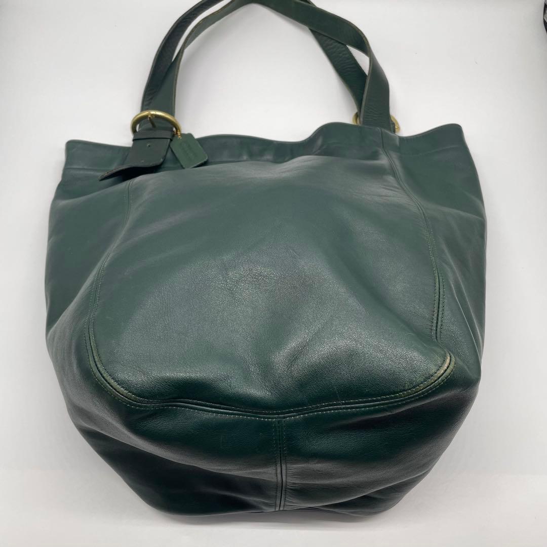 オールドコーチ　レザー　トートバッグ　 4082 希少グリーン　USA製