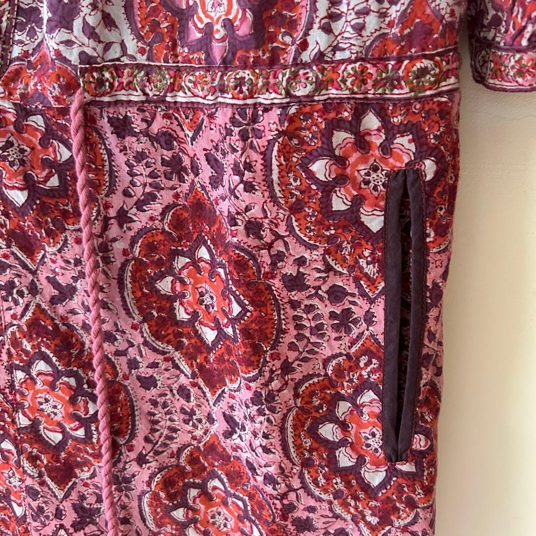 インドブランド　Anokhi アノーキー　ジャンプスーツ S