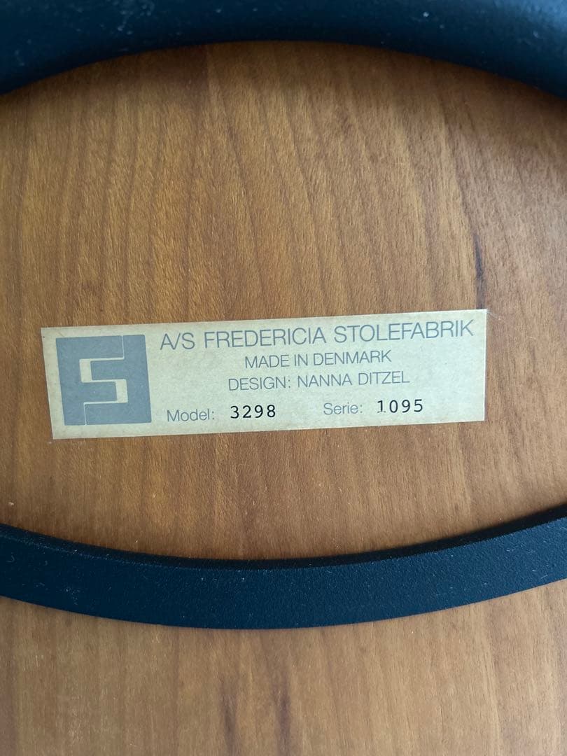 フレデリシア　ナナディッツェル　トリニダードチェア　ビンテージ　デンマーク製　❶