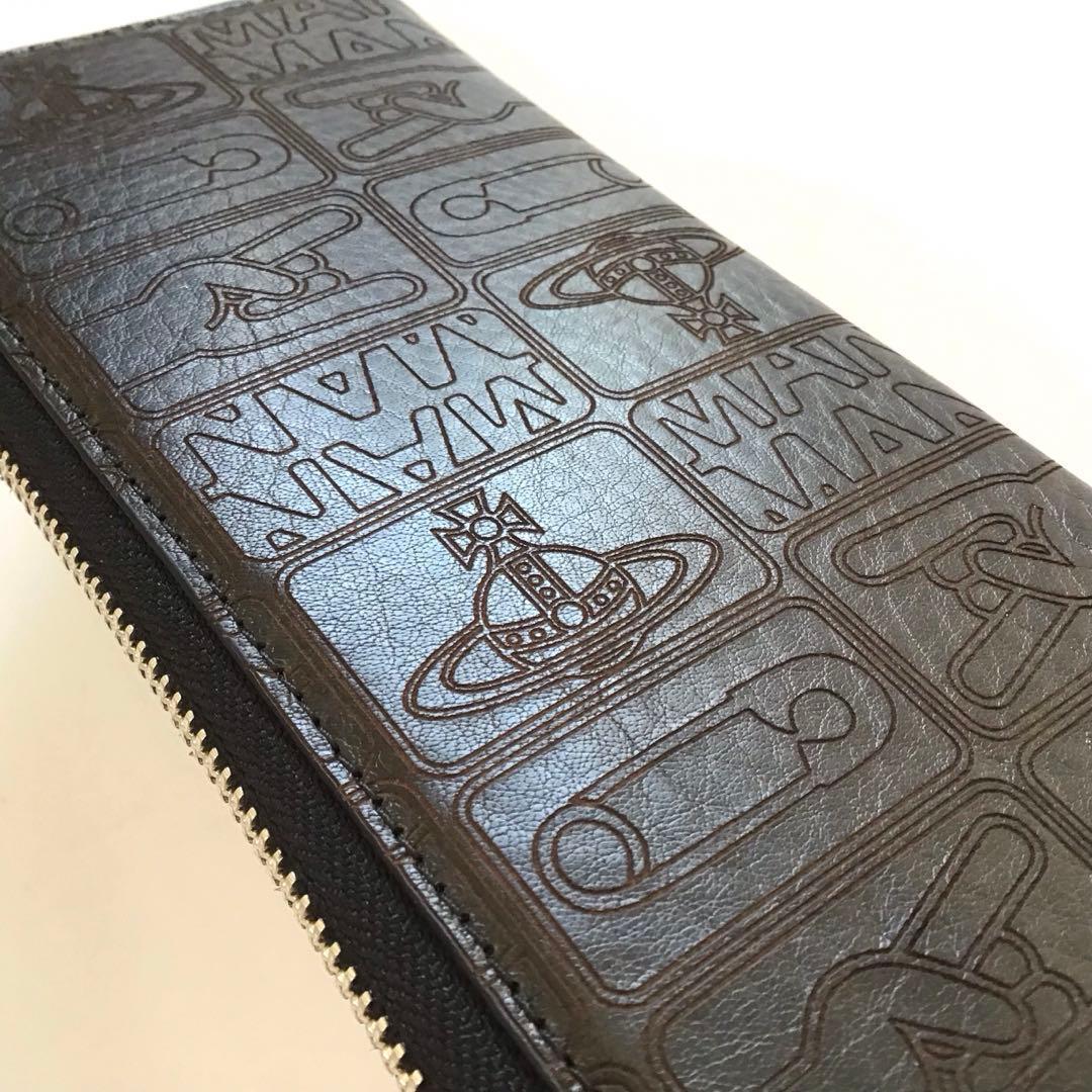 【新品】ヴィヴィアンウエストウッド✨タグ L字ファスナー長財布 財布 長財布 黒