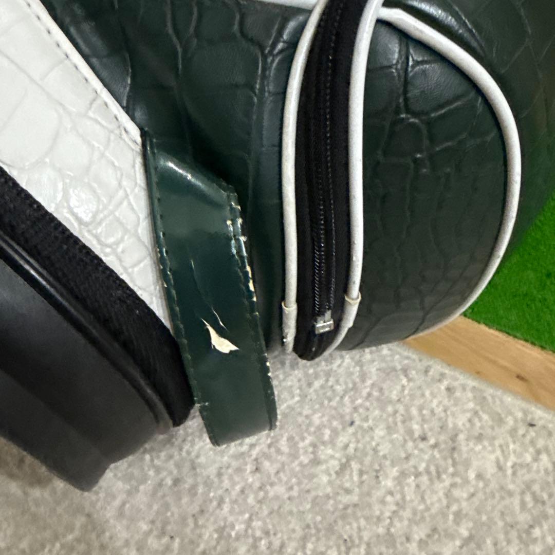 elite grips 限定ツアーモデルキャディバッグ 緑/白 日本国旗