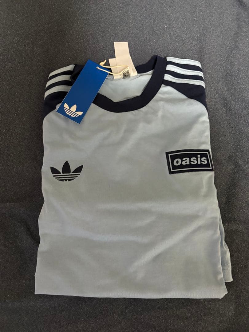 adidas oasis 長袖Tシャツ ブルー