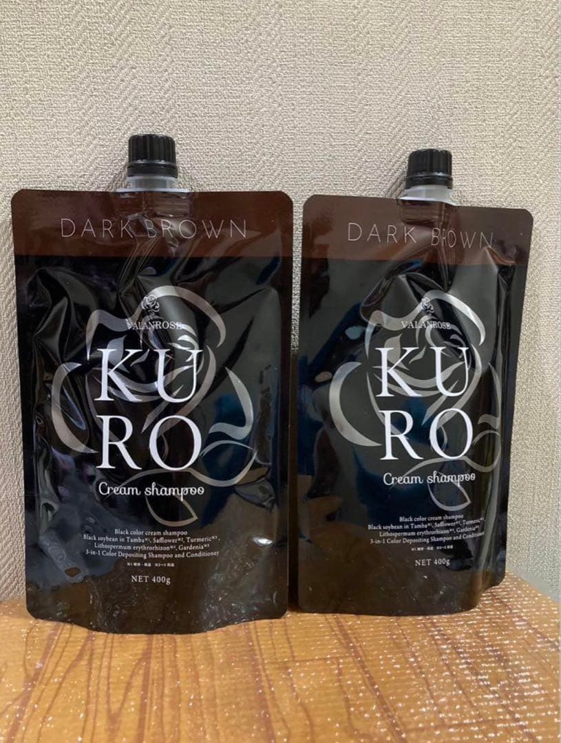 クロクリームシャンプー ダークブラウン2パック