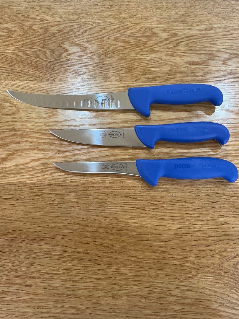 ドイツ・ディック（DICK）社製　ブッチャー用ナイフ　ナイフホルダー　セット