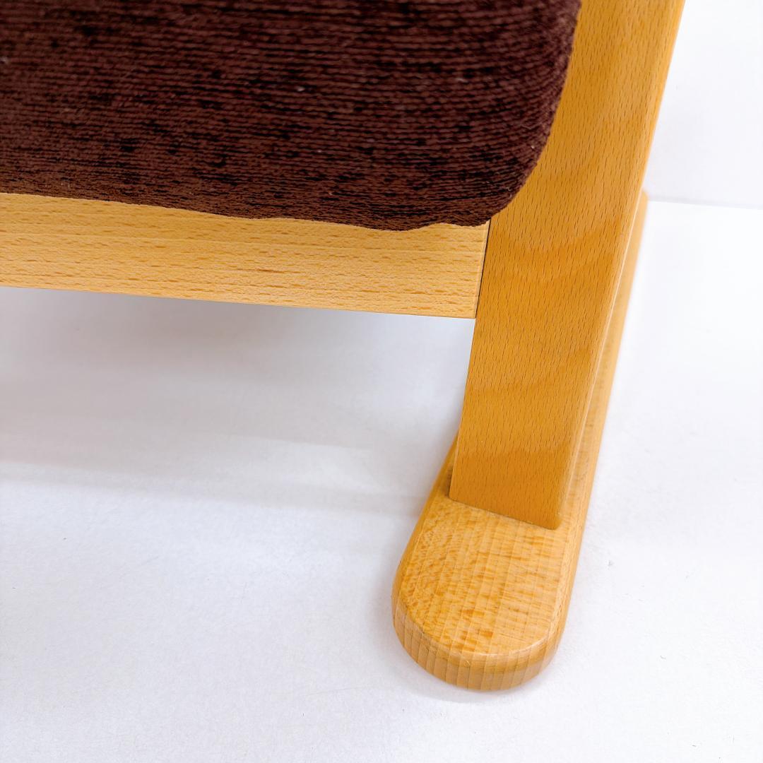 【希少】トヨモク　くつろぎ座　低座椅子　ブラウン　モダン