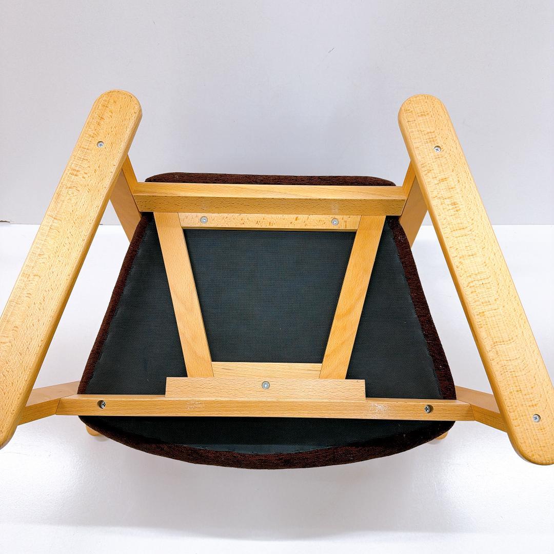 【希少】トヨモク　くつろぎ座　低座椅子　ブラウン　モダン