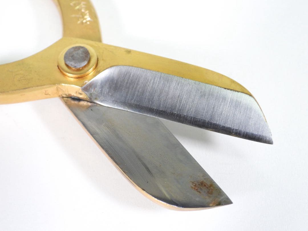 安重造 鋏はさみ 銘鶴寿 植木鋏 園芸鋏 剪定鋏 花切鋏 盆栽道具 池坊專永箱