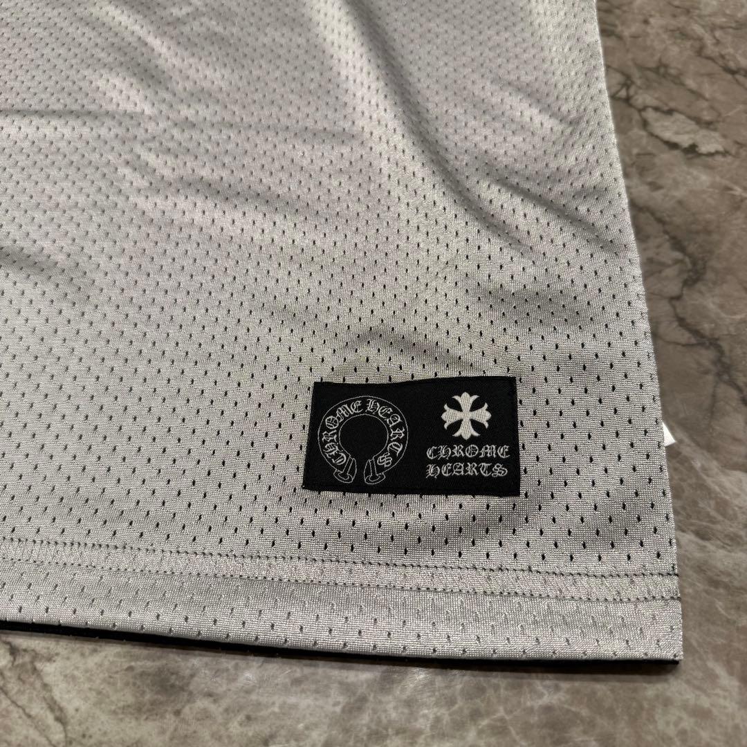 【新品】クロムハーツ リバーシブルメッシュタンクトップ ブラック×シルバー L