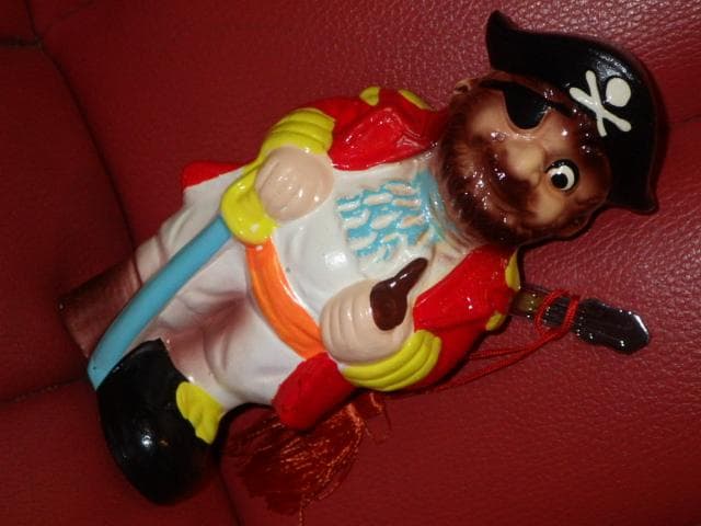 60’S★海賊★黒髭★ビンテージ★ボトルオープナー★栓抜き★置物★人形★スカル★