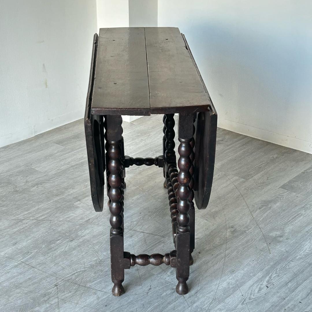 イギリス アンティーク ゲートレッグテーブル 折りたたみテーブル　259A