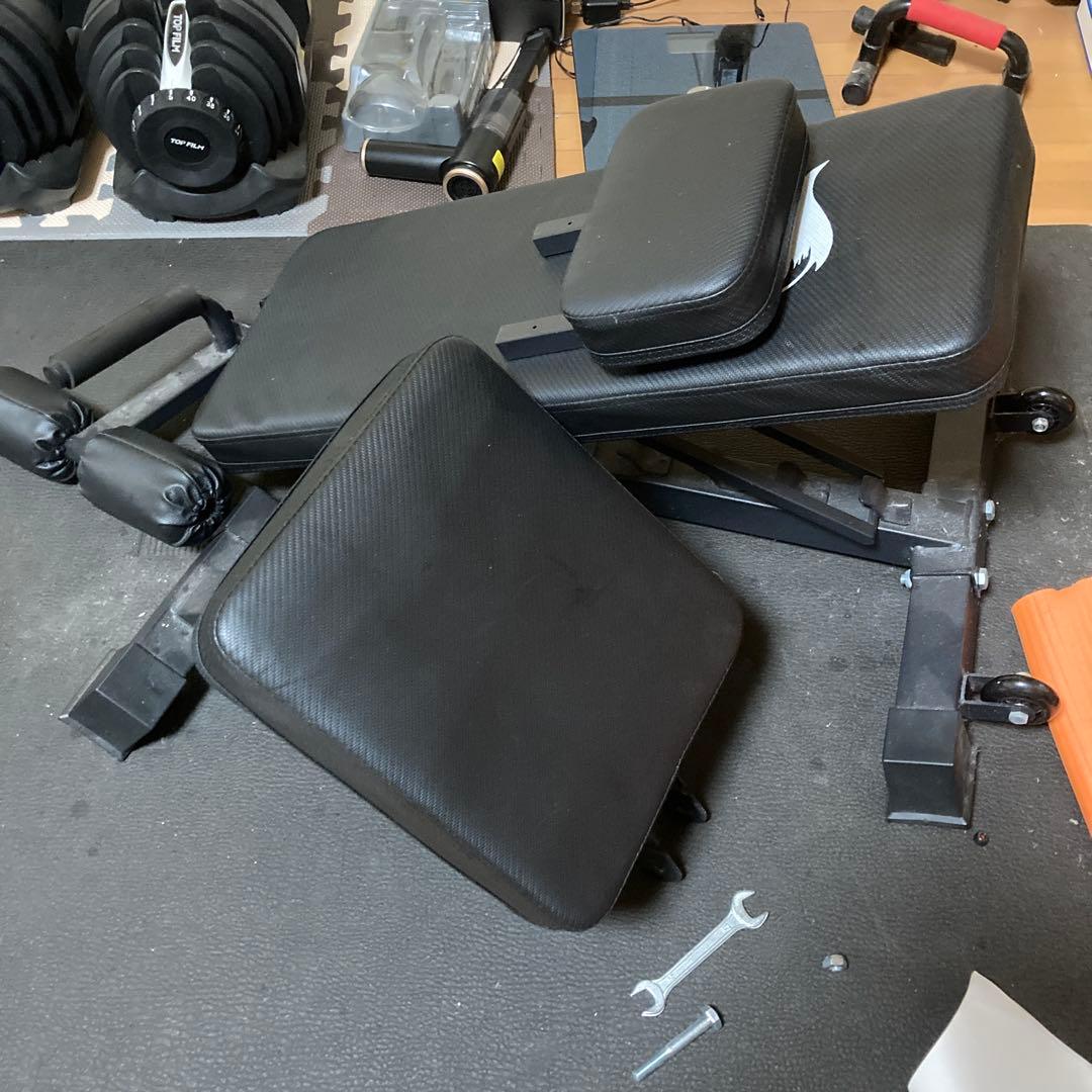 (直接お取引限定)山形県　可変式ダンベル インクラインベンチセット