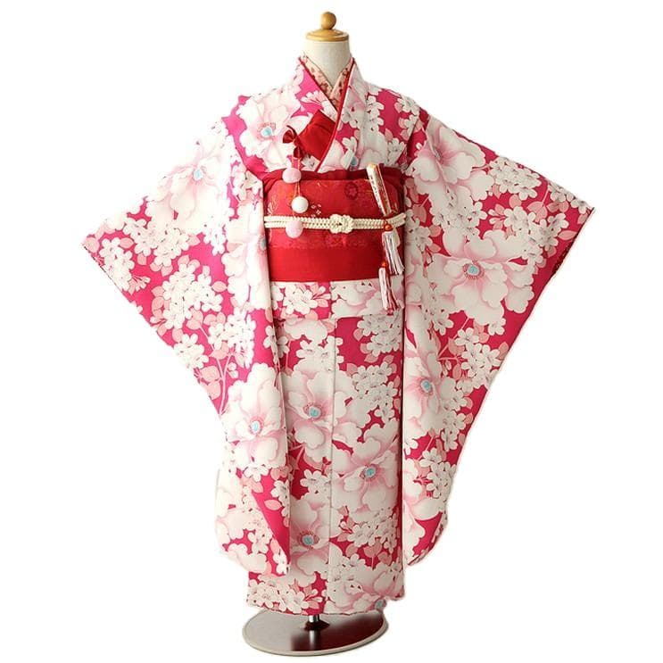 7歳 女の子 着物 七五三　四つ身 7-050