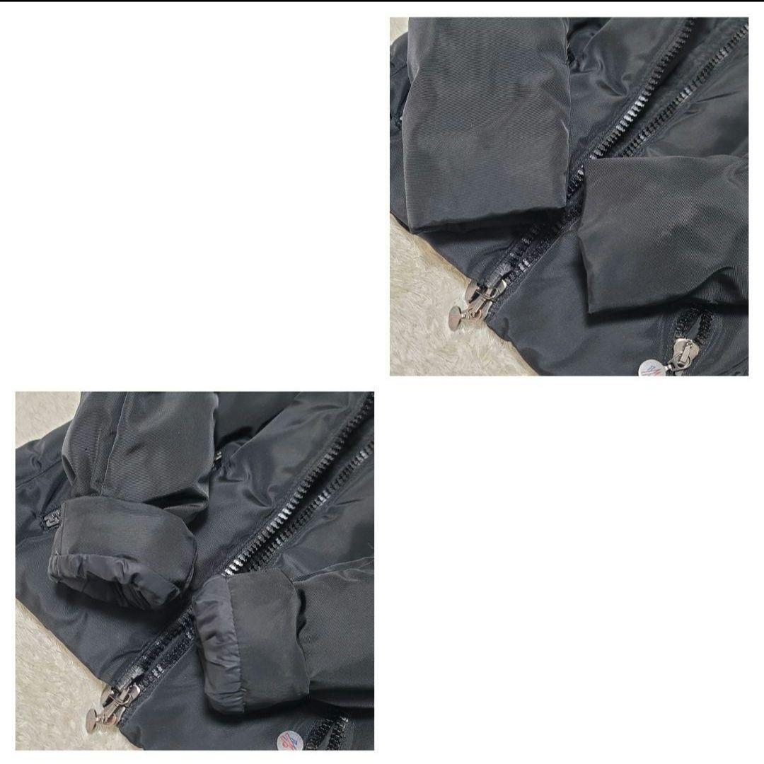 MONCLER　モンクレール　ダウンジャケット　ロゴワッペン　2way　ブラック