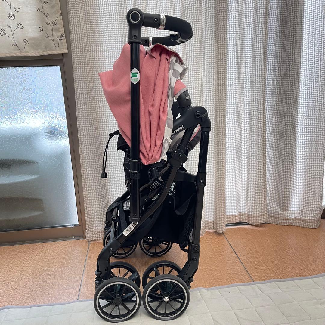 コンビ　ハイシート　両対面　ベビーカー スゴカルα 4キャス　コンパクト